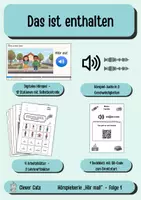 Vorschau - Arbeitsblätter - Hörverstehen DaZ A1 – Hörspiel „Meine Familie" interaktiv + Arbeitsblätter | Familie, Audio, QR-Code - Seite 1