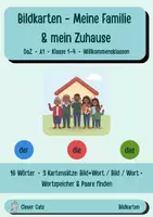 Vorschau - Arbeitsblätter - DaZ A1 Schulstartpaket „Ankommen auf Deutsch" – 3 Hörspiele + Bildkarten + Sprechanlässe | Willkommensklasse: Hören · Wortschatz · Sprechen - Seite 1