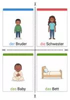 Vorschau - Arbeitsblätter - DaZ A1 Schulstartpaket „Ankommen auf Deutsch" – 3 Hörspiele + Bildkarten + Sprechanlässe | Willkommensklasse: Hören · Wortschatz · Sprechen - Seite 3