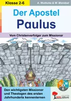 Vorschau - Arbeitsblätter - Der Apostel Paulus - Vom Christenverfolger zum Missionar | Religion Bibel Klasse 2-6 Grundschule Sekundarstufe | differenzierte Arbeitsblätter Kopiervorlagen Freiarbeit mit Lösungen - Deckblatt