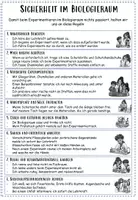 Vorschau - Experimente - Sicherheitsregeln für den Fachraum (Biologie) - Seite 2