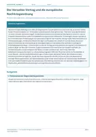 Vorschau - Arbeitsblätter - Arbeitsblatt Geschichte Klasse 11 – Versailler Vertrag und Nachkriegsordnung - Deckblatt