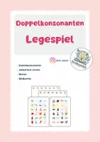 Vorschau - Spiele - Doppelkonsonanten: Legespiel - Deckblatt