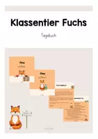 Vorschau - Poster - Klassentier Fuchs Tagebuch - Deckblatt