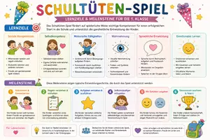 Vorschau - Mal- und Bastelvorlagen - Einschulung & Schulanfang 1. Klasse Schultüten Rätsel - Seite 1
