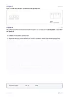 Vorschau - Test - Test · Die Stellenwerttafel bis 1000 · Test A und B mit Lösungen - Seite 2