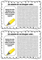 Vorschau - Arbeitsblätter - Orakel Schuljahresbeginn - Deckblatt
