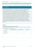 Vorschau - Arbeitsblätter - Arbeitsblatt Geschichte Klasse 12 – Nationalismus zwischen Selbstbestimmung und Ausgrenzung - Deckblatt