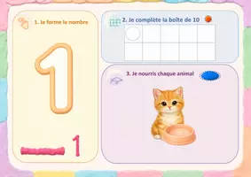 Aperçu - Apprentissages en autonomie - Sous-mains de numération 1 à 10 – MS/GS - Page 3