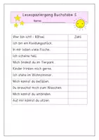 Vorschau - Arbeitsblätter - Lesespaziergang S - Seite 3