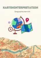 Vorschau - Arbeitsblätter - Karteninterpretationsübung Vorlage 3fach-Diff. - Deckblatt