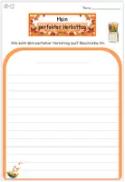 Vorschau - Arbeitsblätter - Kreatives Schreiben Herbst | Mein perfekter Herbsttag | Planen & Schreiben | Klasse 3–4 - Seite 3