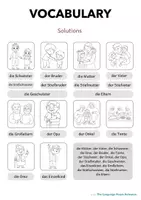 Vorschau - Arbeitsblätter - Vokabelübungen German/DaZ | Familie/Family - Seite 2