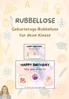 Vorschau - Anderer Materialtyp - Geburtstags-Rubbellose - Deckblatt