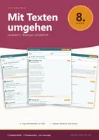 Vorschau - Arbeitsblätter - Leseverstehen Deutsch 8 Realschule - Deckblatt