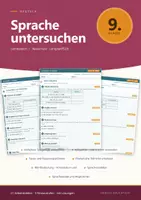 Vorschau - Arbeitsblätter - Grammatik Deutsch 9 Realschule - Deckblatt
