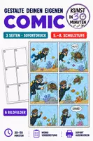 Vorschau - Stundenentwürfe - Gestalte deinen eigenen Comic – Kunst in 30 Minuten - Deckblatt