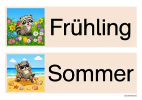 Vorschau - Präsentationen/Tafelbilder - Waschbärenklasse - Tafelkalender (Klassentier) - Seite 3