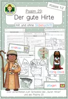 Vorschau - Unterrichtsreihen - Der gute Hirte (Gottesbild Religion Grundschule Klasse 1-2) - Deckblatt