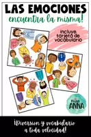 Προεπισκόπηση - Φυλλάδια - Vocabulario de emociones y sentimientos | Juego de asociación ELE - Εξώφυλλο