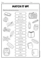 Vorschau - Arbeitsblätter - School Things – Schulsachen im Englischunterricht | differenzierte Arbeitsblätter Klasse 3–5 - Seite 2
