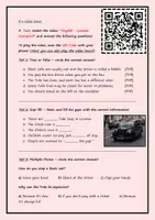 Vorschau - Unterrichtsreihen - Getting Around London– Video Listening Worksheet! 🚌 - Seite 1