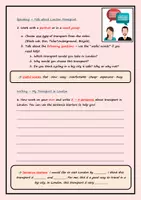 Vorschau - Unterrichtsreihen - Getting Around London– Video Listening Worksheet! 🚌 - Seite 2