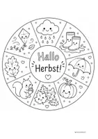 Vorschau - Mal- und Bastelvorlagen - Mandalas Herbst - Seite 2