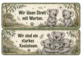 Vorschau - Poster - Klassenregeln - Klassentier Koala - Koalaklasse - Seite 2