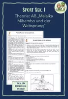 Vorschau - Arbeitsblätter - Sport-Theorie: Malaika Mihambo und der Weitsprung - Deckblatt