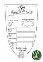 Vorschau - Mal- und Bastelvorlagen - Das bin ich! Erdmännchen-Wimpel 1–4 - Seite 3