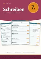 Vorschau - Arbeitsblätter - Texte verfassen Deutsch 7 Gymnasium - Deckblatt