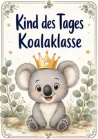 Vorschau - Poster - Kind des Tages - Klassentier Koala - Morgenkreis - Deckblatt