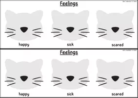 Aperçu - Cartes / Images - Anglais - Exercices feelings - P4 - Page de couverture