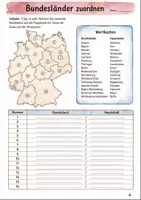 Vorschau - Arbeitsblätter - Deutschland Klasse 5 -6 Bundesländer und Landschaften - Seite 3