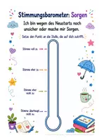 Vorschau - Arbeitsblätter - Stimmungsbarometer Klasse 5 (Einschulung, Umschulung, Start an der weiterführenden Schule) - Seite 2