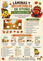 Vista previa - Unidades / Secuencias / Situaciones de Aprendizaje - Los tesoros del otoño. Pack manipulativo con juegos, recortables y actividades - página 2