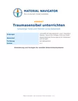 Vorschau - Anderer Materialtyp - Traumasensibel-unterrichten_Sek-I-II_Praxismaterial - Deckblatt
