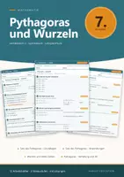 Vorschau - Arbeitsblätter - Mathematik 7 Gymnasium - Pythagoras und Wurzeln - Deckblatt