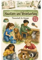 Vorschau - Arbeitsblätter - Haustiere und Verantwortung Klasse 5 -6 Artgerechte Tierhaltung - Deckblatt