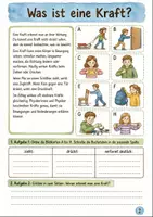Vorschau - Arbeitsblätter - Kräfte im Alltag Klasse 5 -6 Experimente und Aufgaben - Seite 1