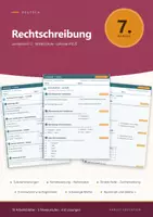 Vorschau - Arbeitsblätter - Rechtschreibung Deutsch 7 Mittelschule - Deckblatt