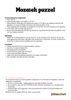 Voorbeeld - Mozaïek puzzel - Pagina 1