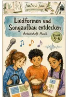 Vorschau - Arbeitsblätter - Musik Klasse 5 Songstruktur - Deckblatt