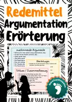 Vorschau - Merkblätter - Redemittel / Formulierungshilfen Argumentation - Deckblatt