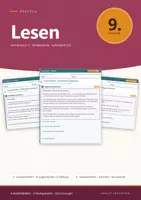 Vorschau - Arbeitsblätter - Leseverstehen Deutsch 9 Mittelschule - Deckblatt