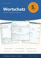 Vorschau - Arbeitsblätter - Wortschatz Englisch 5 Mittelschule - Deckblatt