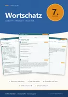 Vorschau - Arbeitsblätter - Wortschatz Englisch 7 Mittelschule - Deckblatt