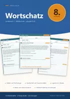 Vorschau - Arbeitsblätter - Wortschatz Englisch 8 Mittelschule - Deckblatt