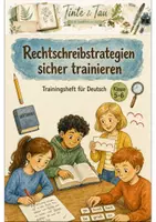 Vorschau - Arbeitsblätter - Rechtschreibstrategien Klasse 5 -6 Strategien anwenden - Deckblatt
